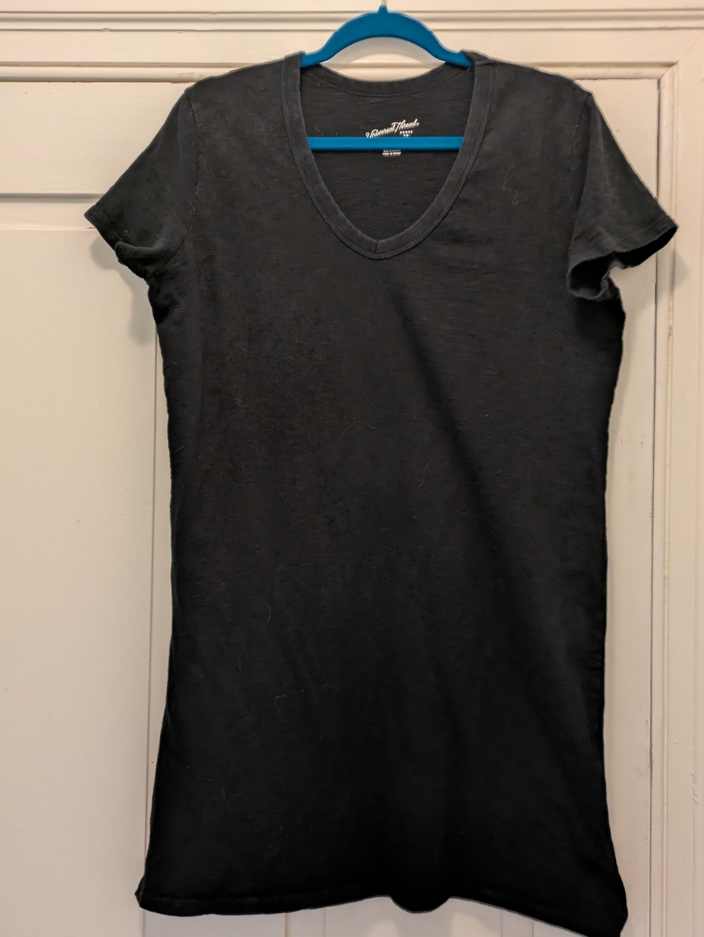 Universal Thread Black T Shirt Dress- M
